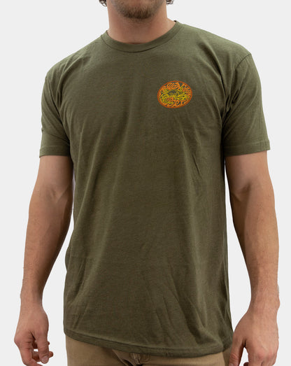 Bad Crab Military Green T-Shirt