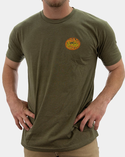 Bad Crab Military Green T-Shirt