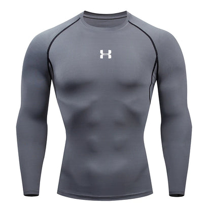 Men's Running Compression T-shirt - Enhance Performance - Sport Tees - Gym Fitness