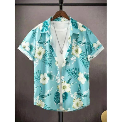 Hawaii Beach 3D Printed Shirt Short Sleeve