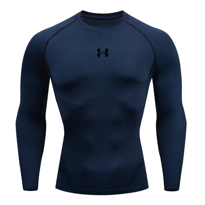 Men's Running Compression T-shirt - Enhance Performance - Sport Tees - Gym Fitness