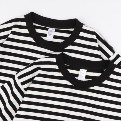 Striped Short Sleeve Men's Versatile T-shirt - Loose Top | Chic and Current