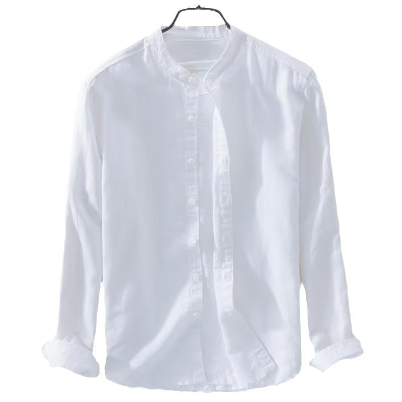 Breathable Casual Long Sleeve Cotton Linen Shirt - Summer Collection