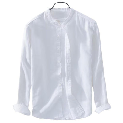 Breathable Casual Long Sleeve Cotton Linen Shirt - Summer Collection
