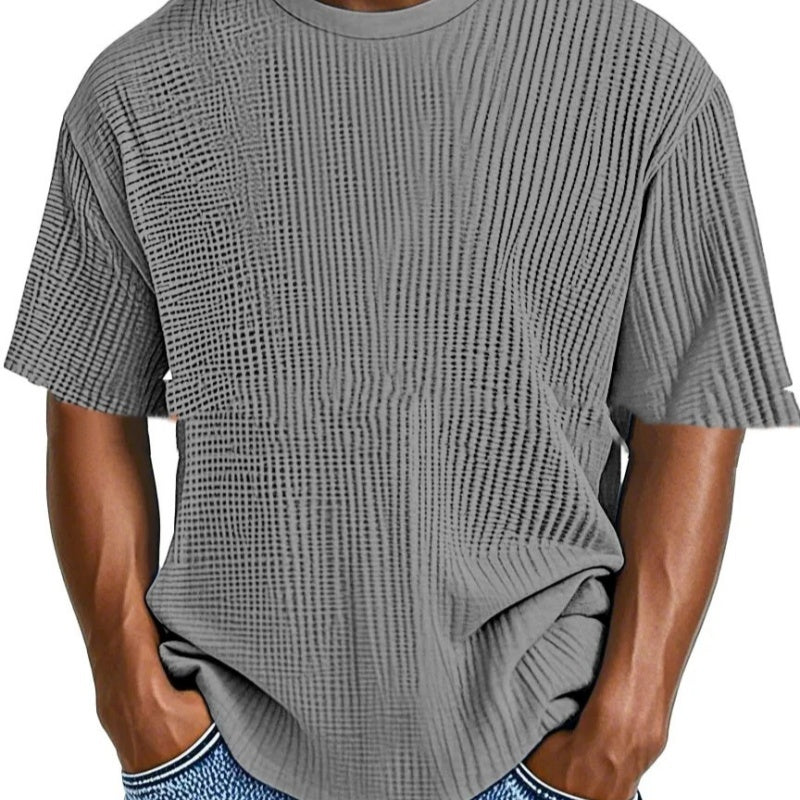 Comfort Waffle Short Sleeve Tee - Pure Color Collection