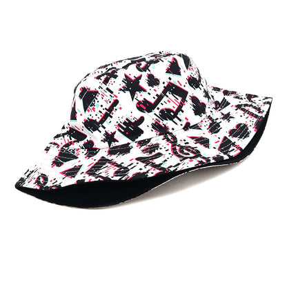 Musical Note Pattern Printing Bucket Hat - Perfect for Summer Travel