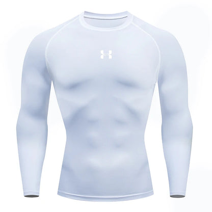 Men's Running Compression T-shirt - Enhance Performance - Sport Tees - Gym Fitness