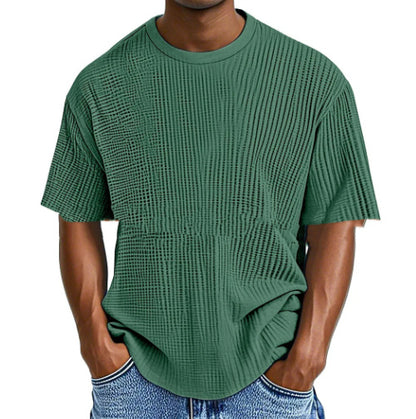 Comfort Waffle Short Sleeve Tee - Pure Color Collection
