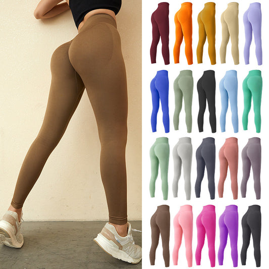 Women's Seamless Tummy Control Leggings - High-Waisted Workout Pants