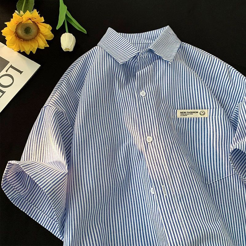 Loose Plus Size Casual Half Sleeve Shirt - Comfortable & Stylish