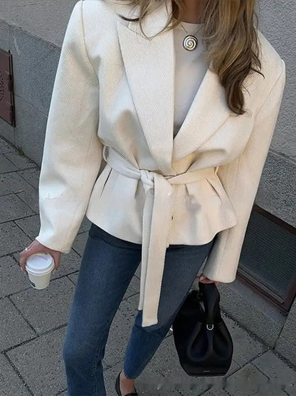 Women's Winter Street Woolen Coat