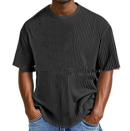 Comfort Waffle Short Sleeve Tee - Pure Color Collection