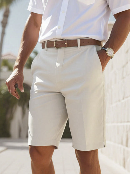 Professional Business Suit Shorts for Men - Summer Casual Wear